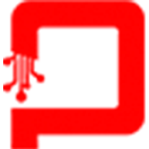 A red puzzle piece in the shape of an alphabet letter.